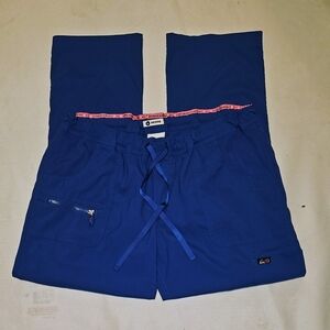 Koi Lite Scrub Pants In Royal Blue Size Large Petite
